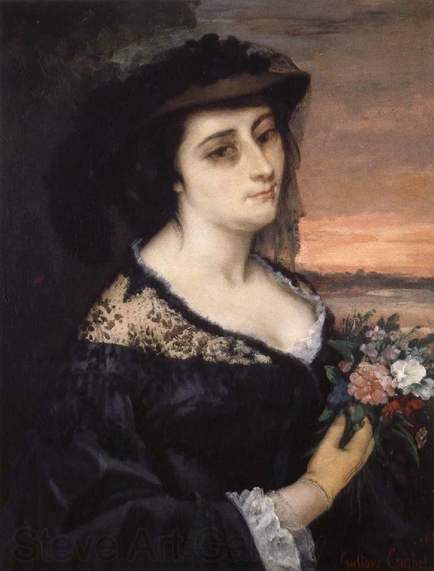 Gustave Courbet Portrait of Laure Borreau Germany oil painting art